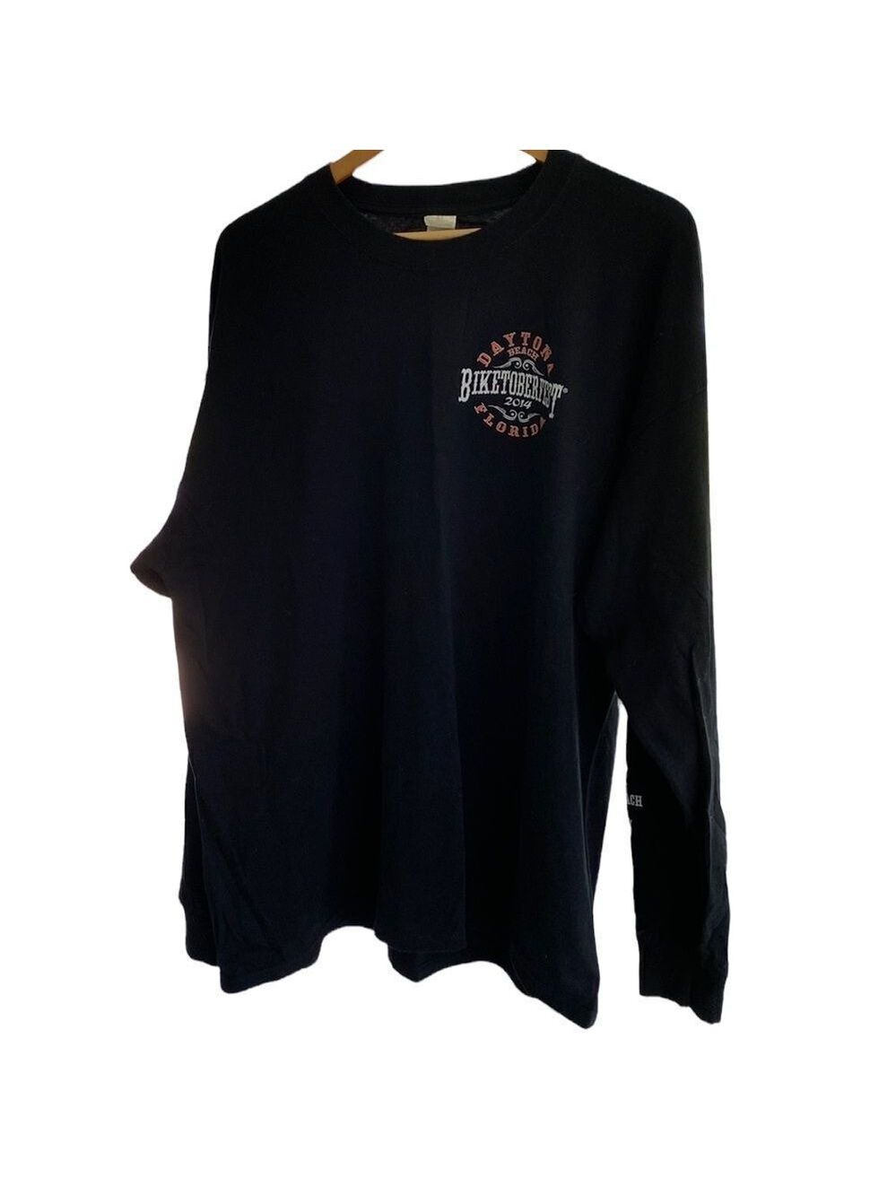 Keya Biketoberfest Daytona Beach 2014, Pullover, Long Sleeve, Black, Size 2XL